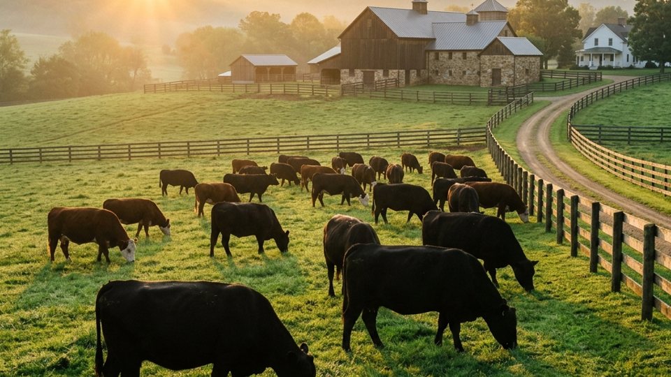 Laham Cattle Farm website hero